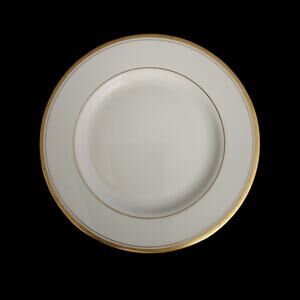 Theodore Haviland Oxford Bread Plates Set of 4 Gold Trim Porcelain